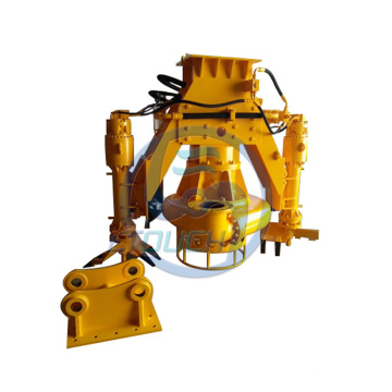 Hydraulic driven excavator submersible sand slurry suction dredge pump with excavator